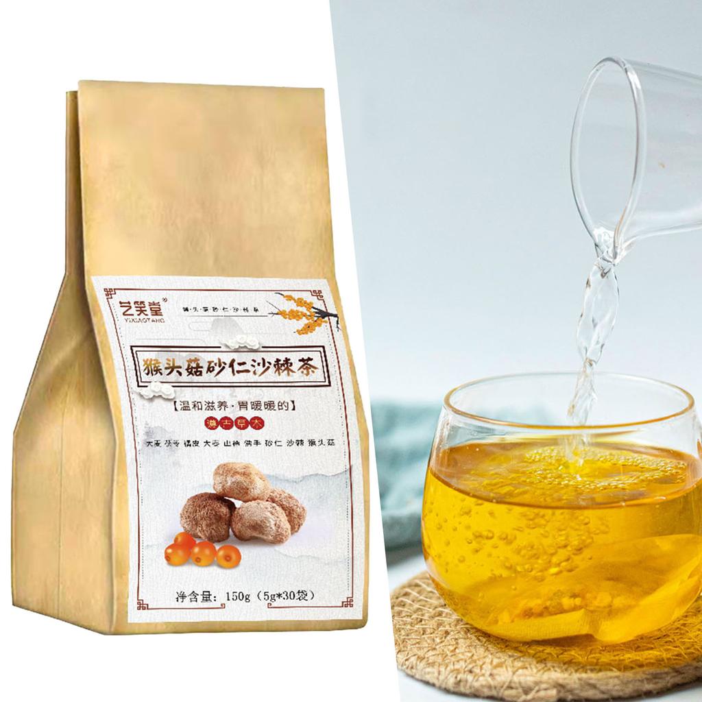 Hericium Erinaceus Kräutertee 150g 30 Stück Mellow Einzelverpackung Multi-Zutat Poria