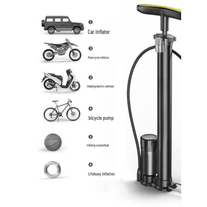 High-Pressure Universal Electric Pump for Bicycles, Motorcycles, Cars & Basketballs