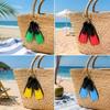 1Pcs 3D Printed Mini Diving Fin Key Chain Flipper Keyring Diver Diving Gift Novelty Summer Beach Swimming Pendant For Bags