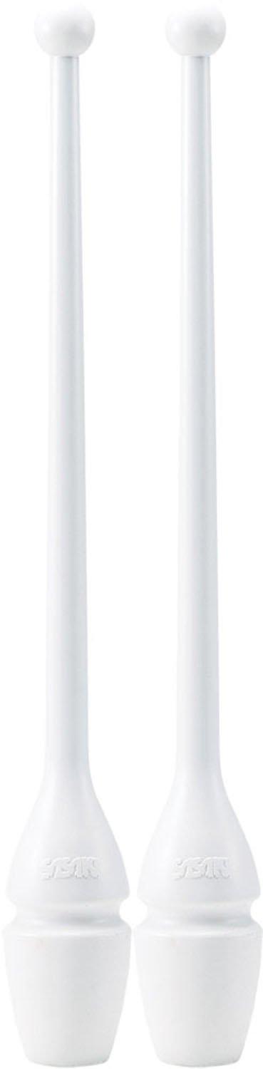 SASAKI Junior Rhythmic Gymnastics Rubber Clubs joint White MJ38H (with holes) (W)