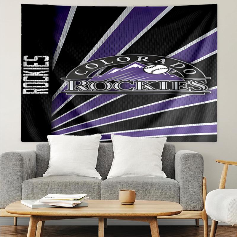 Rockies Baseball Quick-Dry Tapestry Hanging for Bedroom,Livingroom, Playroom,Decor Art Room Wall Tapestry Holiday and Birthday Gifts
