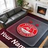 Crystal Velvet Rug Custom Name Text, Soft Non Slip Floor Mat Home DecorAberdeen FC