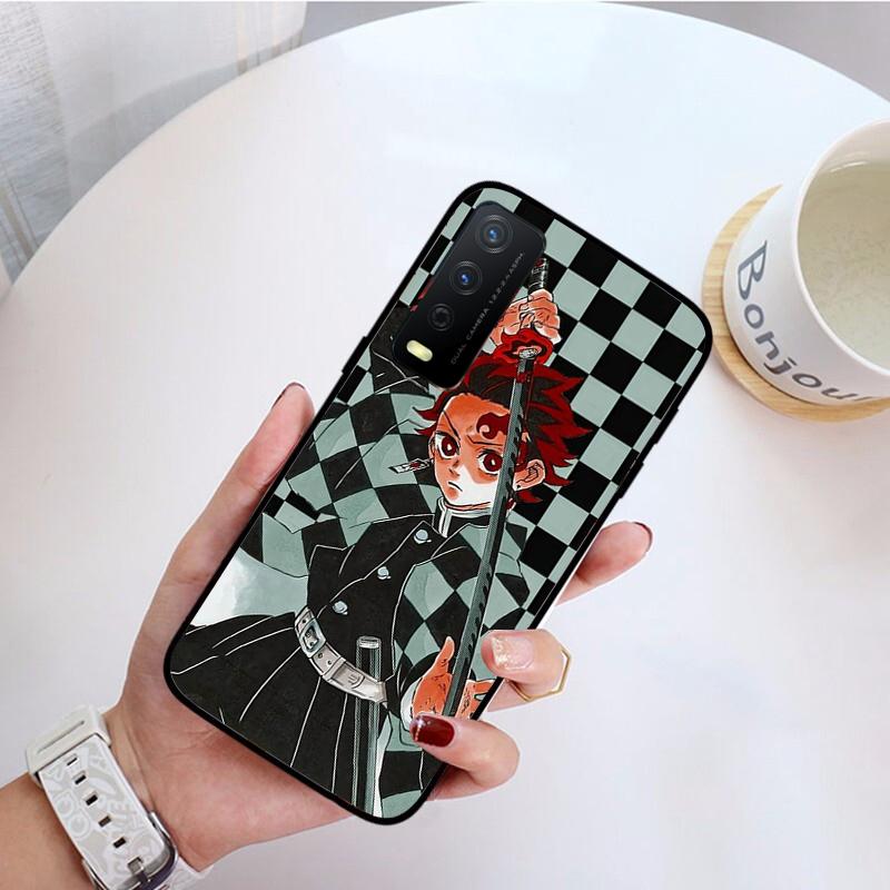 Capa de Celular Demon Slayer Kimetsu Kamado Para VIVO Y31 Y21 Y70 Y21S Y20 Y72 1907 Y12 Y11S Y53S Y33S Y55 Y76 Y51 Y15S Y01