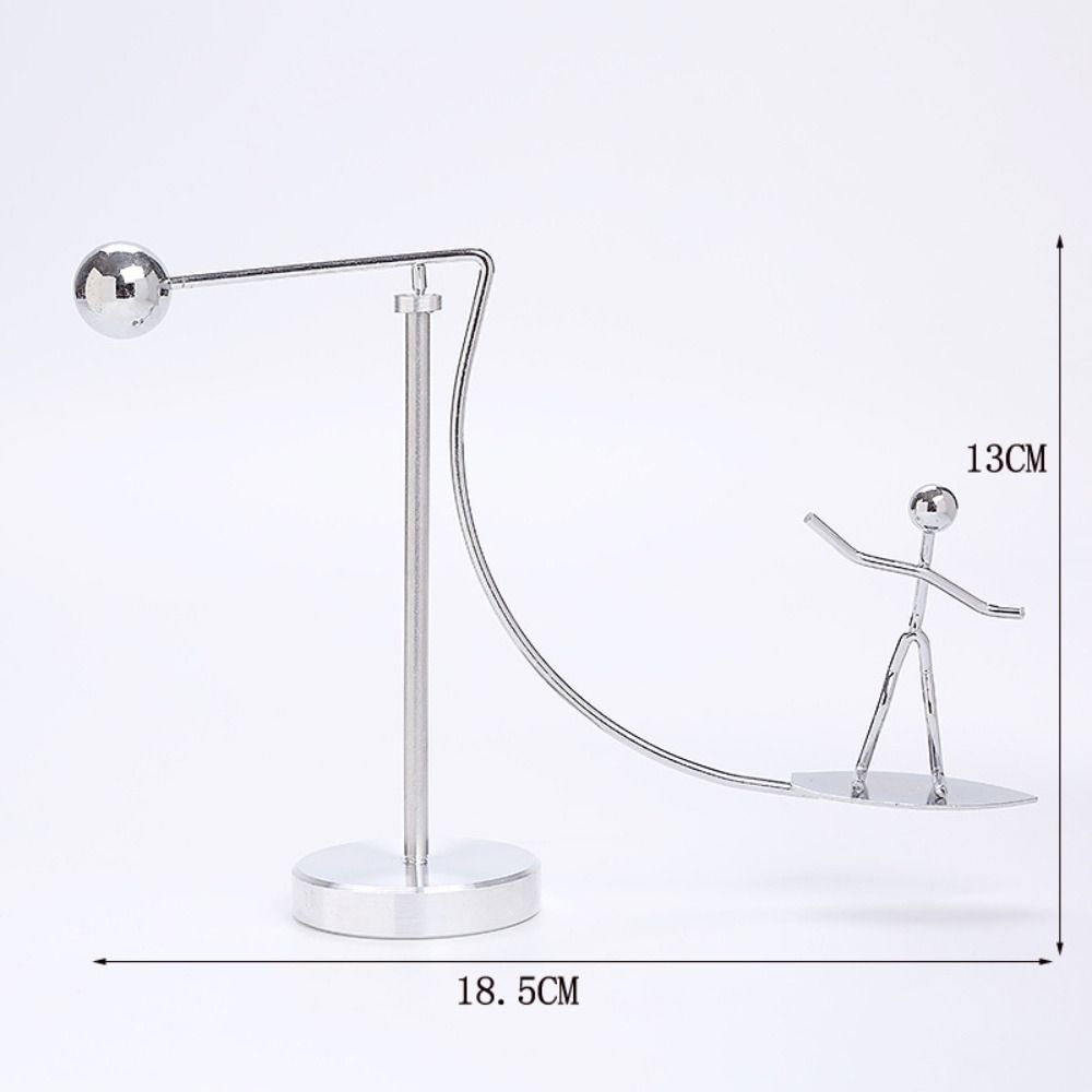 Pendulum Cradle Balance Ball Toy Home Decor Decompression Desk Toy  Kids Toys