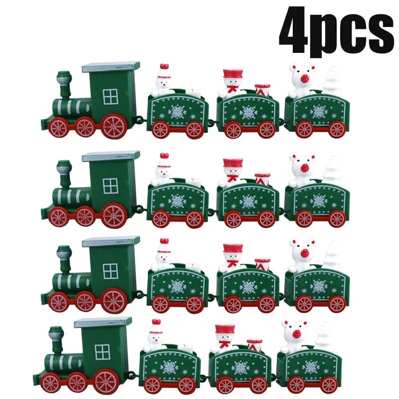 Train Christmas Ornament Merry Christmas Decoration Train Toy for Home Santa Claus Gift Xmas New Year Decoration 2025 Xmas Gifts