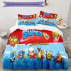 3pcs Superthings2 Pattern Bedding Set Duvet Cover Set Includes Duvet Cover &pillowcases, Perfect All Season Bedroom Decoration & Gift
