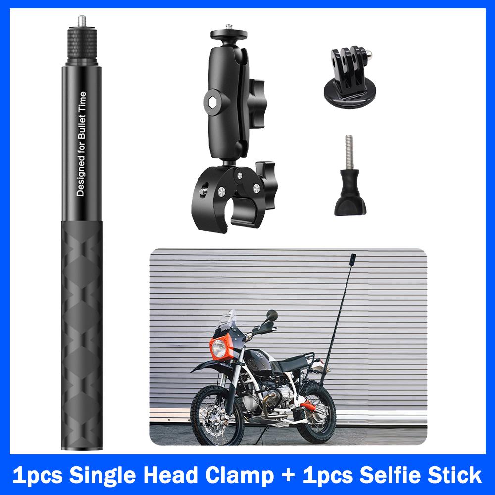 Dla Insta360 Uchwyt Zaciskowy na Kierownicę Motocykla Roweru Wspornik Uchwyt na Kierownicę dla Go Pro 13 12 11 Insta360 X3 X4 X5 Akcesoria