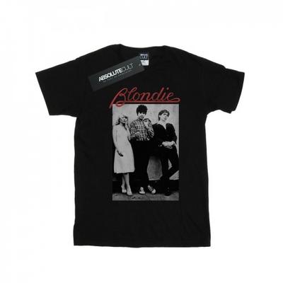 Womens/Ladies Distressed Band Cotton Boyfriend T-Shirt