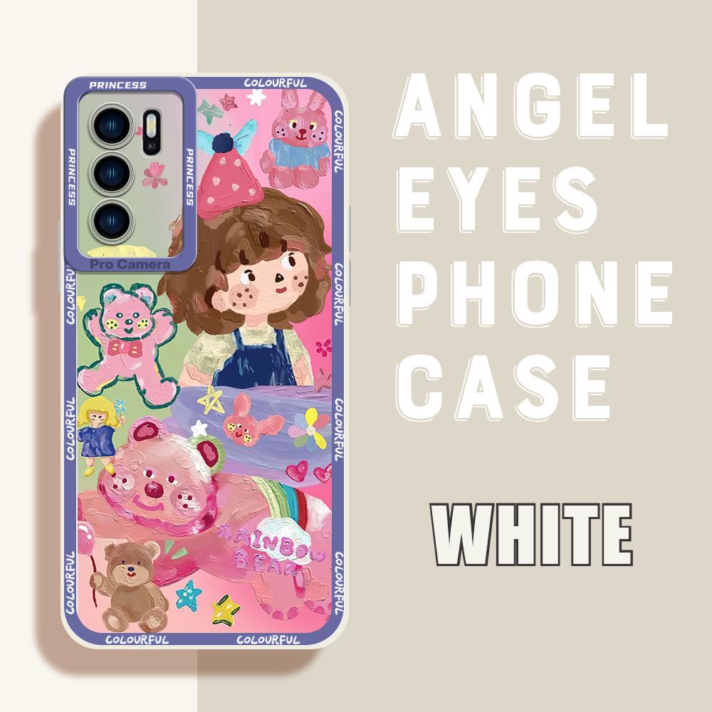 

Чехол для телефона, мягкий резиновый чехол из ТПУ для мобильного телефона, полное покрытие, защита камеры, противоударный чехол для OPPO Realme Realme C33 2023 белый