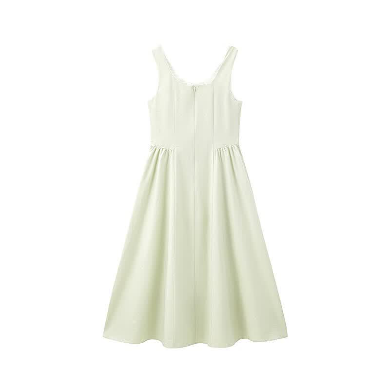 Ledin A-Linien-Ärmelloses Kleid