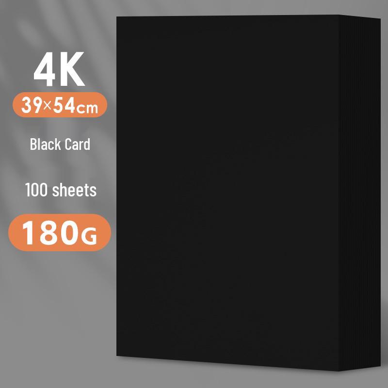 A4 White Cardstock, Black & Colored Paper, Thickened for DIY Kindergarten Crafts & Projects, A3/A4 Size.
