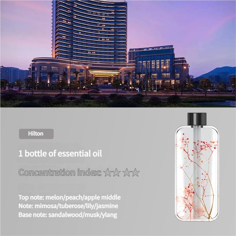 70ML Humidifier Essential Oil Refill Jasmine Lavender Hilton Oils Diffuser Fragrance Essential Oil for Living Bedroom Toilet Home Air Fresheners
