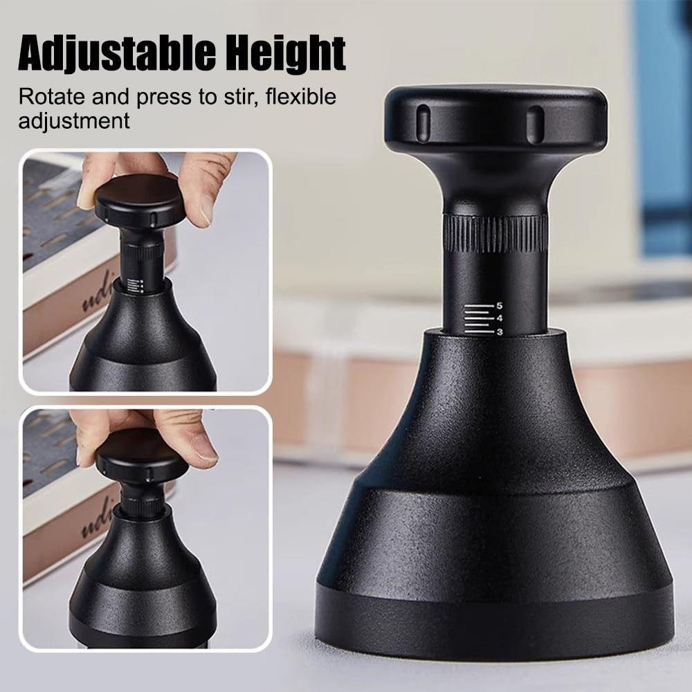 Detachable Design Espresso Distribution Tool Adjustable Needle Coffee Tamper Coffee Powder