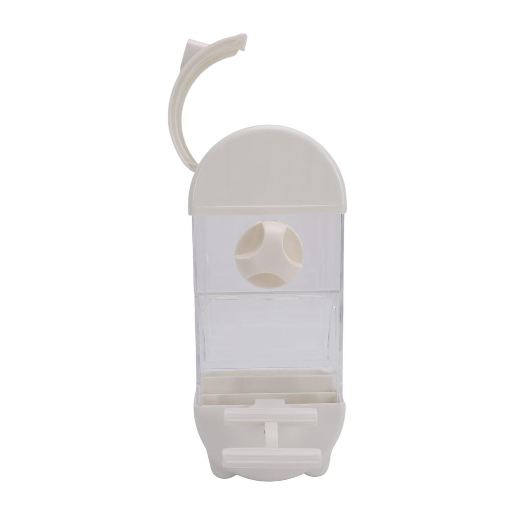 800ml Transparent Bird Feeder with Tray, Anti-Leakage Design, Easy Top Filling, Hanging Bird Feeder Box for Cockatiels Parakeets