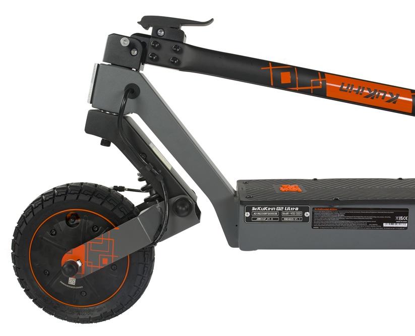 Monopattino Elettrico KuKirin G2 Ultra Doppio 800W, Batteria 48V 18Ah, Autonomia 55km, Pneumatici 10", Doppia Sospensione - Monopattino Elettrico ad Alte Prestazioni