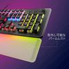 ROCCAT Gaming Keyboard Vulcan II Max JP Japanese Layout Wired Black/Black Optical Linear Quiet Full Size Customizable RGB Translucent Armrest Volume D