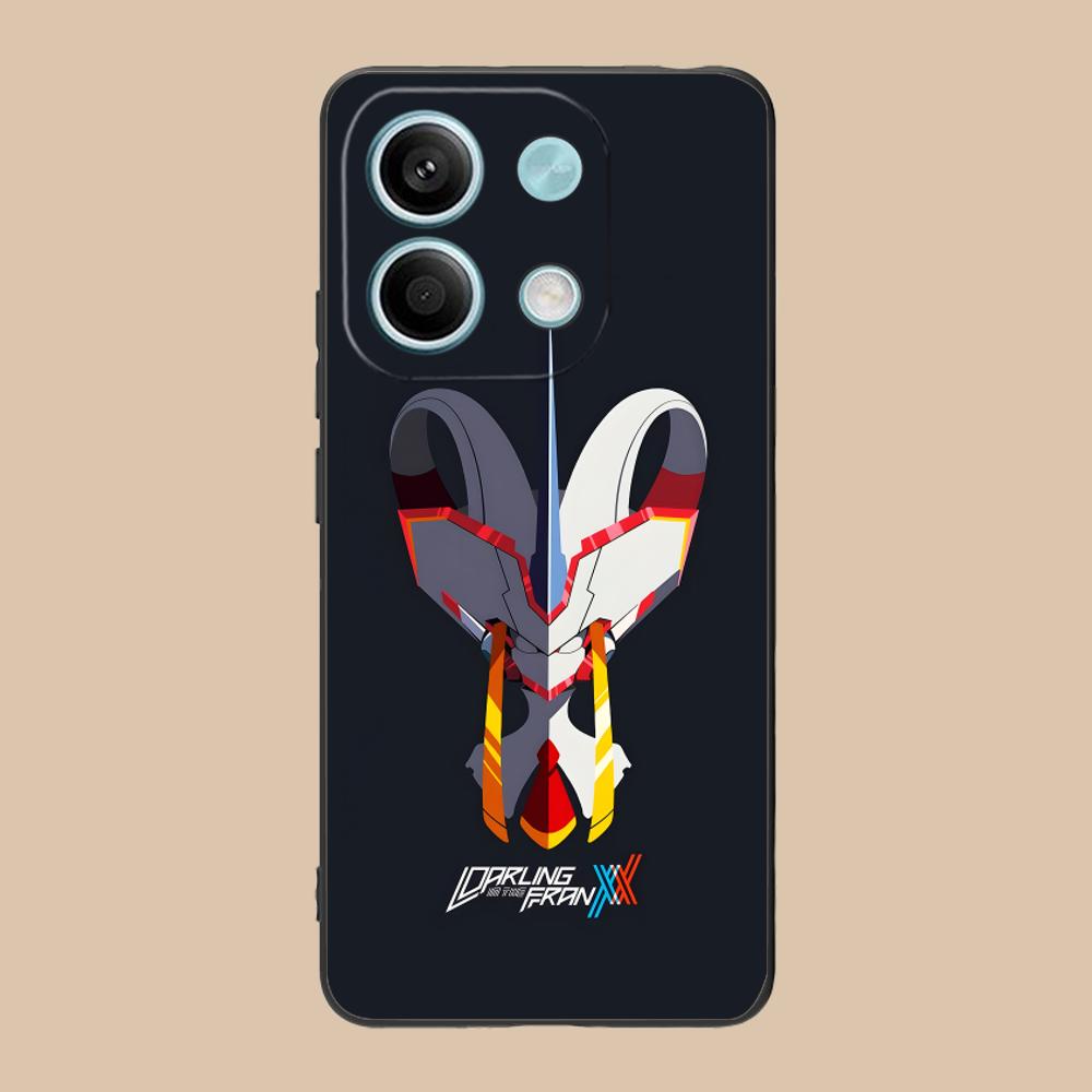 Darling FranXX Zero Two Phone Case for POCO M6 M5 M4 M3 X7 X6 X5 X4 X3 F6 F5 F4 Pro GT 5G Colour Printing Cover Luxury Pretty
