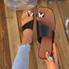 Women's New Foreign Trade Large Size Toe Slippers Women's Beach Sandals Flat Bottom Comfortable