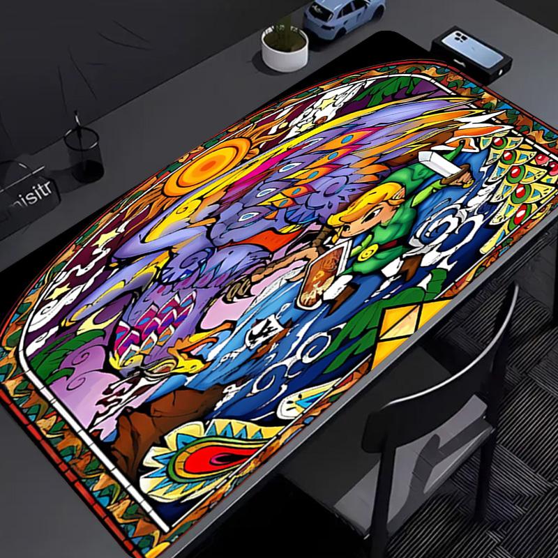 Cartoon Z-Zeldas Mouse Pad - Non-Slip Rubber Base, Smooth Surface for Work,Gaming,Office,And Home Use, Desk Mouse Pad