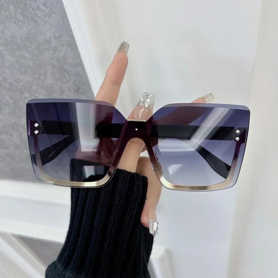 

Casual Square Sunglasses Women Men Gradient Sun Glasses Female Male Designer Brand Lovely Travel Outdoor Oculos De Sol Other
