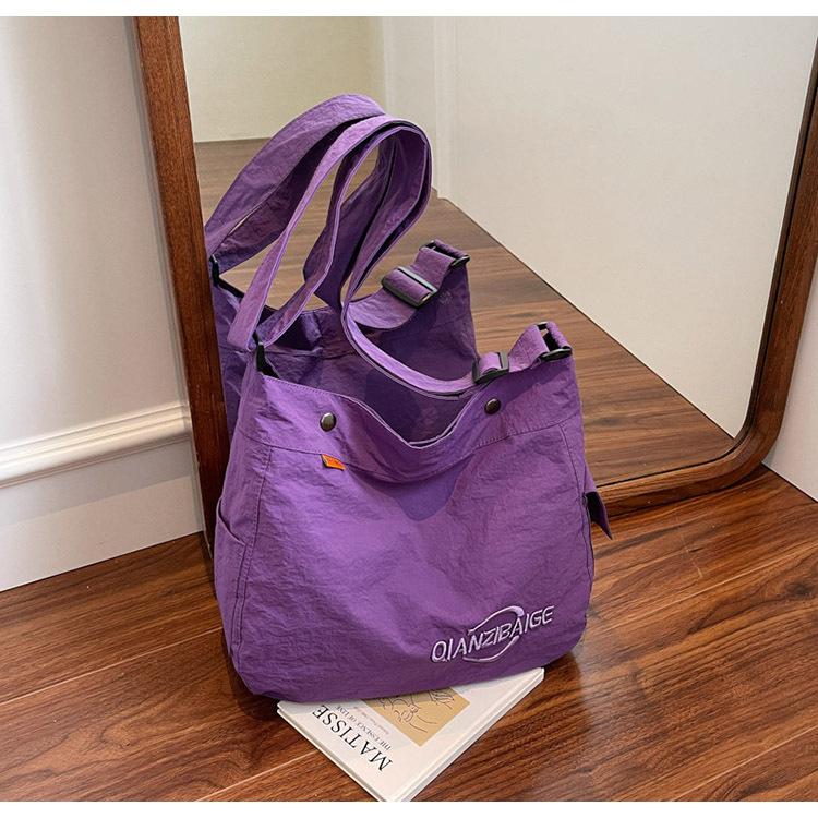 Canvas bag New versatile thickened women's shoulder large capacity student simple commute portable class tote bag