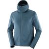 Outline Minimalist Letter Fashion Hooded Fleece Jacket Men Jackets Navy-Blue LC2328800