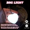 3pcs Purse Light, LED Night Light with Auto Sensor & Touch Control, USB Rechargeable, Portable Mini Light for Handbag Backpack W