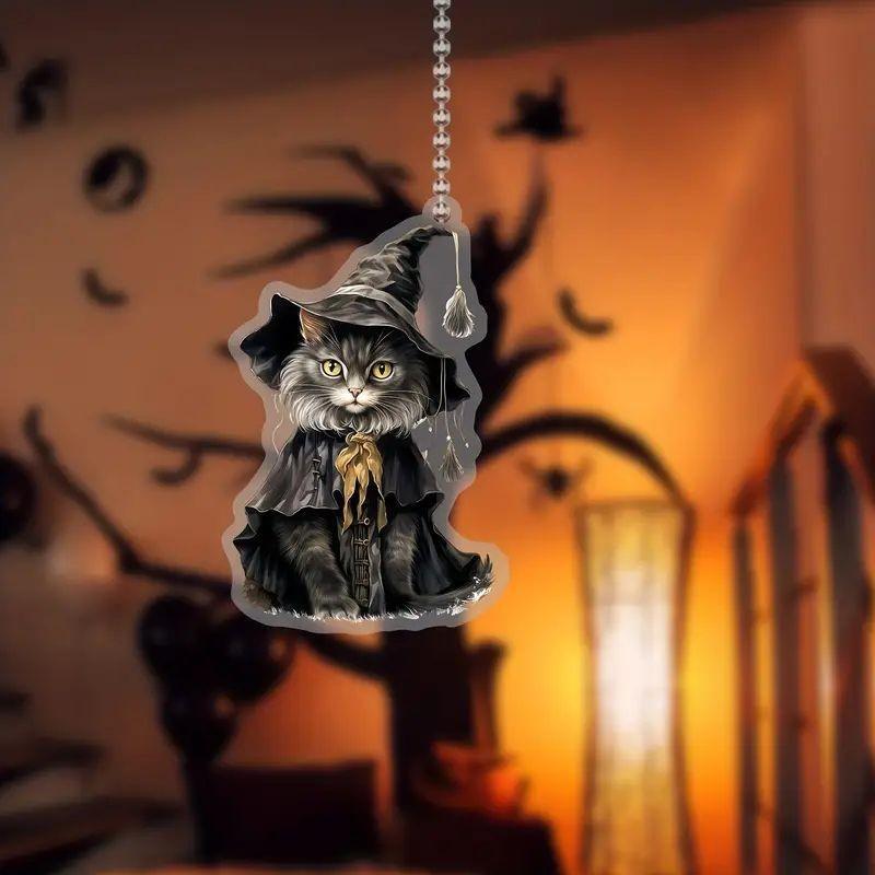 Fun Frighteningly Halloween Witch Hanging Charm For Creative Vehicle Accessories