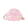 Sequin Shell Kids Mini Backpack Featuring Starfish Decoration Design Girls For