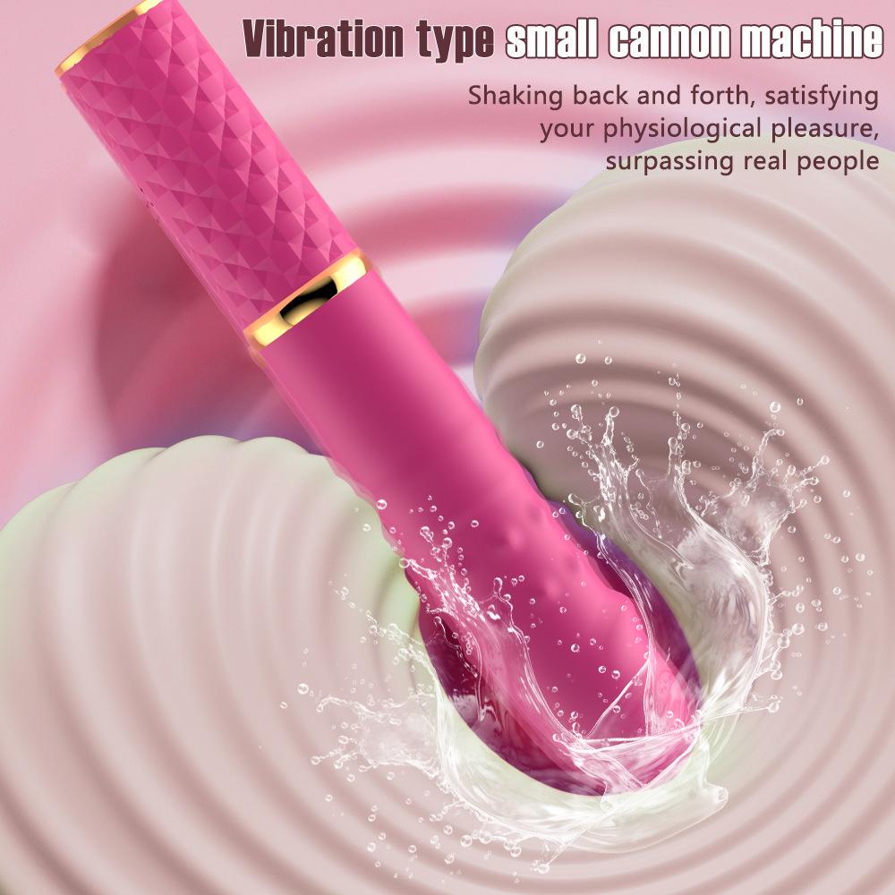 Fully Automatic Telescopic Mini Cannon Erotic Masturbator with APP Remote Control for Women