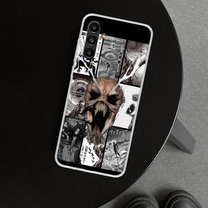 One P-Punch-Man Garou Phone Case Cover for Samsung Galaxy A17 A16 A26 A36 A56 A57 A37 A15 A25 A35 A55 A14 A24 A34 A54 A13 A23 A3