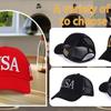 USA 3D Embroidered National Flag Baseball Cap, Hot-Selling Summer Sun Protection Hat in American Style