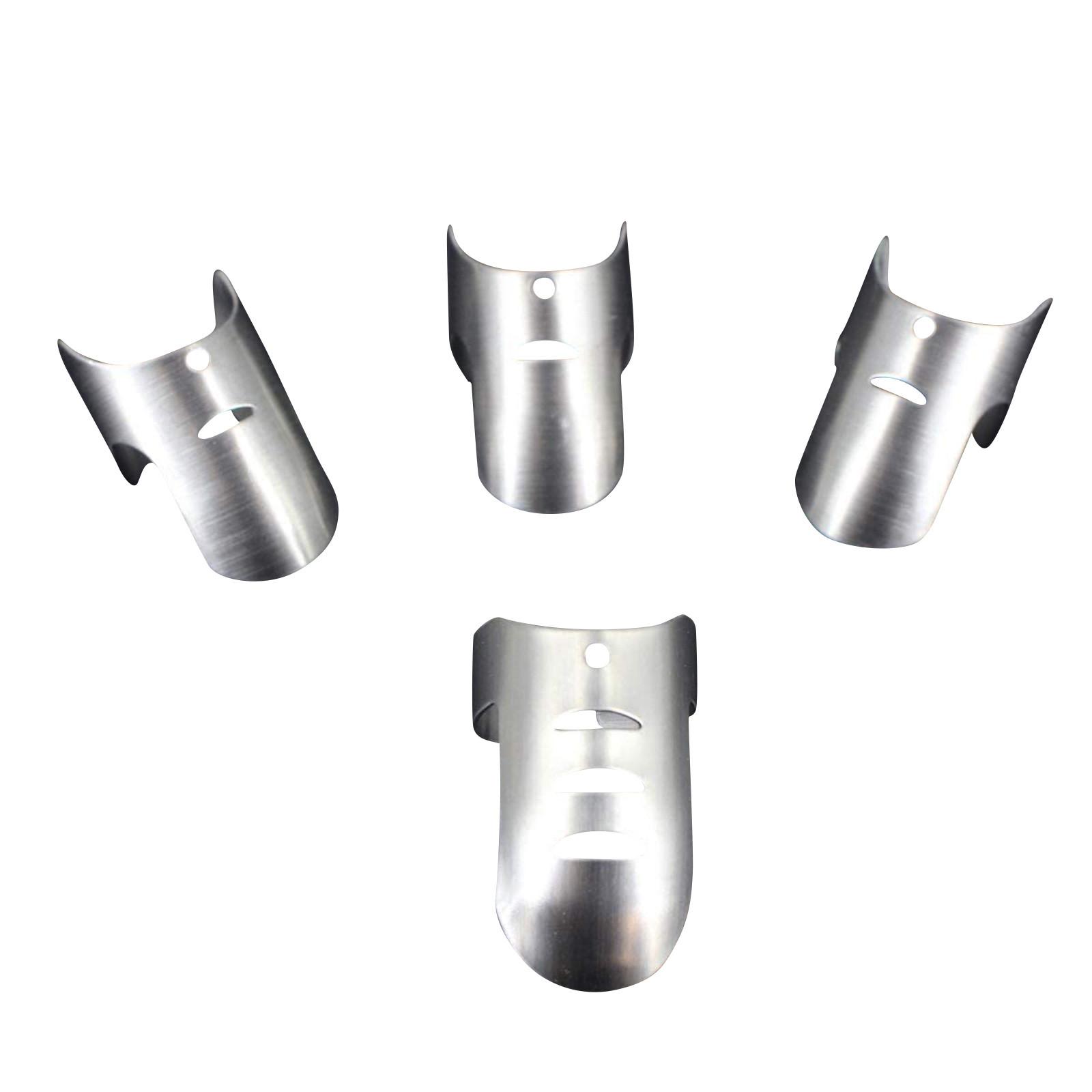 

Syuanmuer 4 шт. кухонная защита для ногтей из нержавеющей стали, защита для порезов рук, безопасный инструмент для ножей, кухонная защита для резки пальцев серебряный