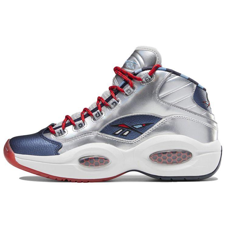 

Кроссовки унисекс Reebok James Harden x Question Mid Cross Over Silver Matte-Silver Blue-Cadet FZ1366