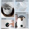 Mini Semi Automatic Single Tub Washing Machine with Top Transparent Window 5kg Capacity Household Use Metal & Plastic