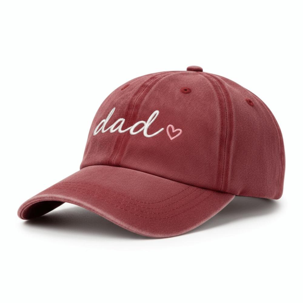 Washed Cotton dad mama mini Love Caps Adjustable Embroidery Baseball Cap Gifts