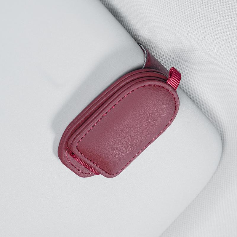 

Multifunctional Magnetic Car Sun Visor Clip for Glasses, Sunglasses, and Documents