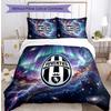Σετ Κλινοσκεπασμάτων 3 Τεμαχίων με Σχέδιο Juventus FC Μαλακό Φιλικό προς το Δέρμα Πλενόμενο Σετ Κάλυμμα Παπλώματος & Μαξιλαροθήκες Για Όλες τις Εποχές Υπνοδωμάτιο