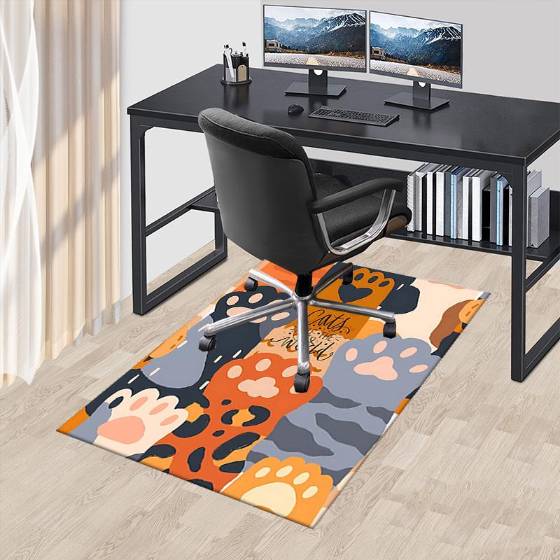 

1pc Cats Rule the World Office Chair Mat - Festival Gift, Non-Slip Carpet for Home and Office Use, Suitable for All Seasons.P040 60cm by 90cm