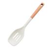Heat-Resistant Silicone Kitchenware Set: Spatula, Soup Ladle, Slotted Spoon, Rice Spoon, Frying Pan Scraper, Oil Brush, and Flour Grabber.