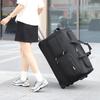 Schoolbag Large Capacity Tie Rod Bag Men and Women Portable Travel Foldable Moving Work Travel Luggage Waterproof