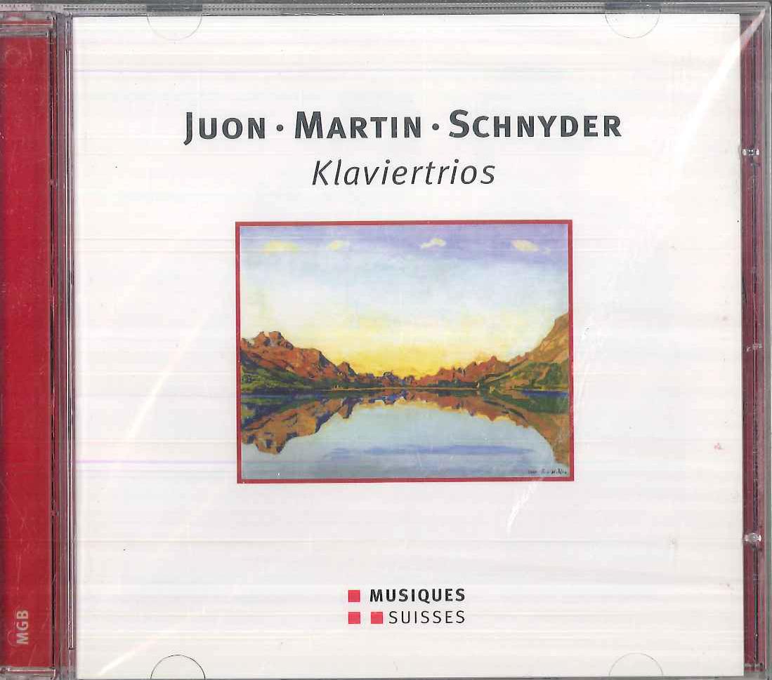 

CD ЮОН, МАРТИН, ДАНИЭЛЬ ШНАЙДЕР - Фортепианные трио MGBCD6215 MUSIQUES SUISSE 2003 Швейцария Классика Б/у