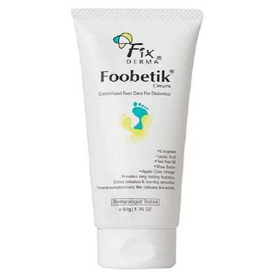 Fixderma Foobetik Cream Fußcreme für rissige Füße spendet Feuchtigkeit und repariert 50 g