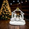 Nativity Figurines Manger Table Centerpieces Small Figurines Nativity Christmas Table Decorations For Indoor Desk Shelf Bedroom