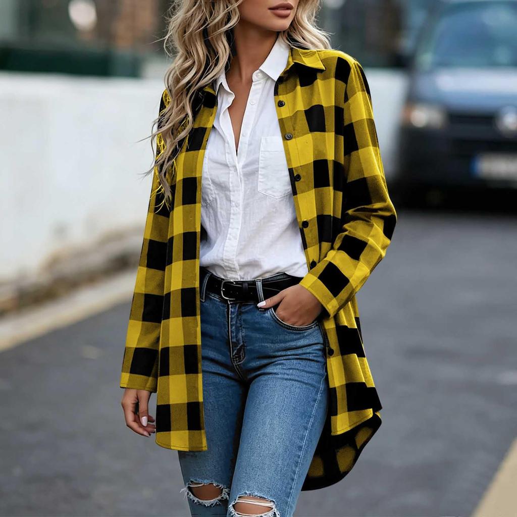 Women's Fashion Long Sleeve Loose Fit Jacket for Casual Daily Wear