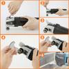 6/12 Pcs Diamond Oscillating Saw Blades Multi Tools Saw Blades Oscillating Blade Kit Power Tool Accessories for Wood Metal PVC