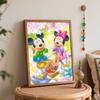 Disney Mickey Mouse and Friends Picnic Oil Painting Art Set Handmade Diy Gift Home Decoration