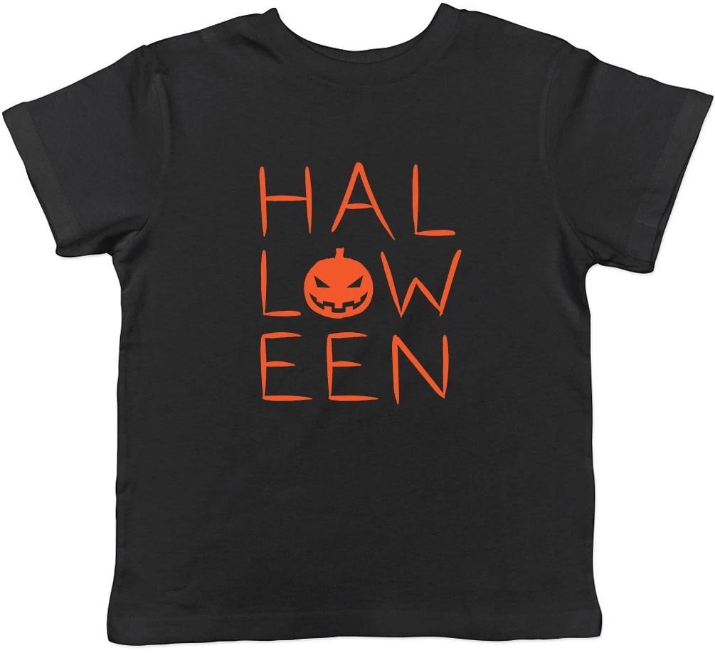 Spooky Halloween Orange Boys Girls Kids Childrens T Shirt Tee 130