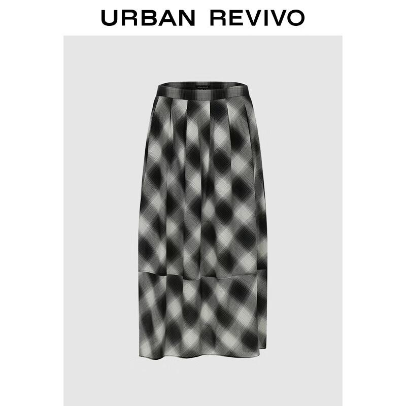 UR2026 Women s Retro Plaid Skirt XXS