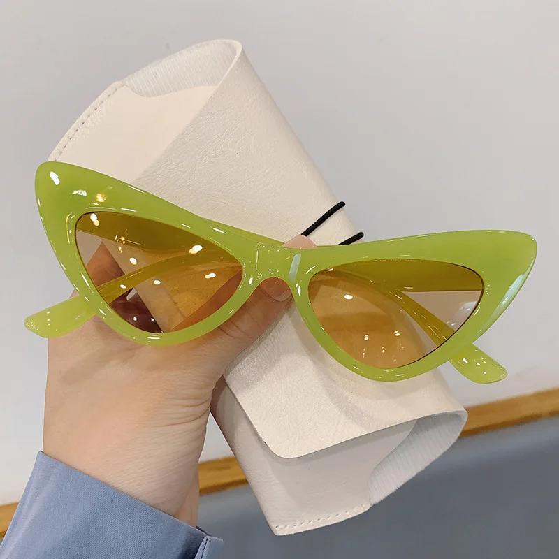 New Fashion Vintage Cat Eye Sunglasses Women Luxury Brand Designer For Female Punk Sun Glasses Trending Sexy Ladies Shades UV400